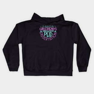 I survived my girlfriend's PhD dissertation Kids Hoodie